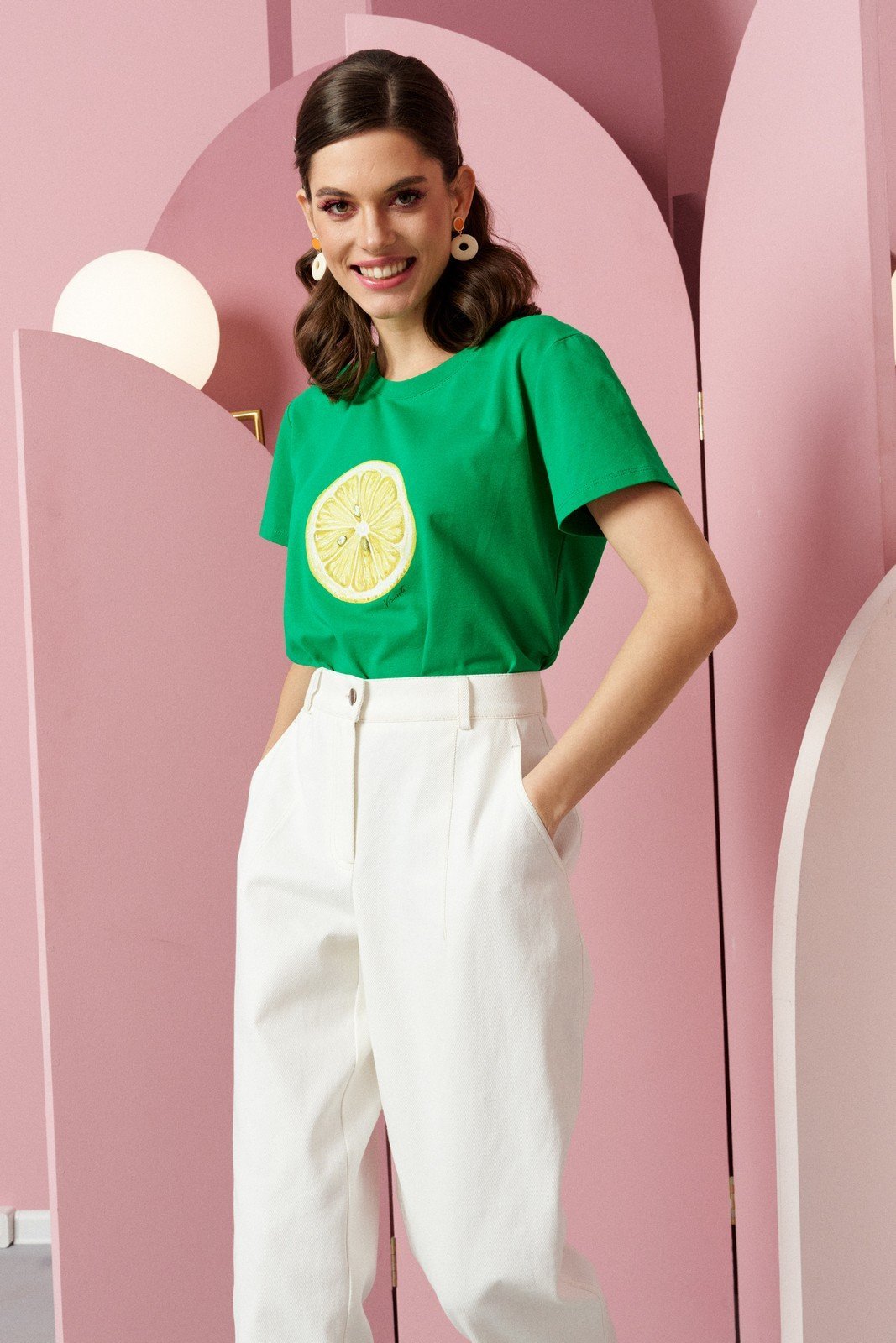 Футболка 9136 сочная трава VIZANTI купить в интернет магазине Велесмода